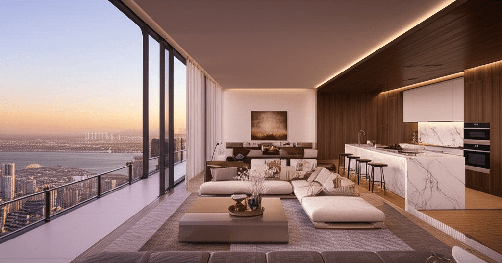 Luxury Nexab penthouse exterior view