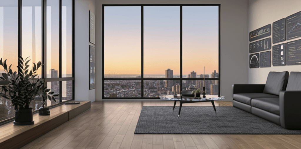 Luxurious modern apartment interior by Nexab